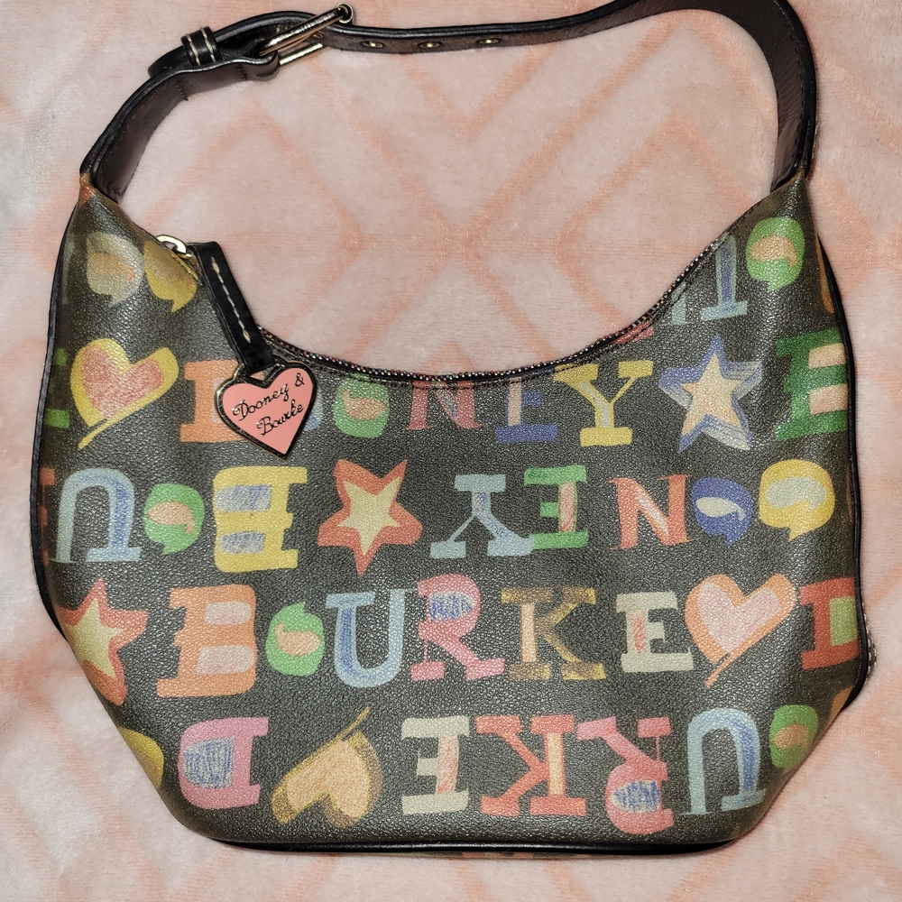 Dooney & Bourke Colorful Lettered Hobo Bag